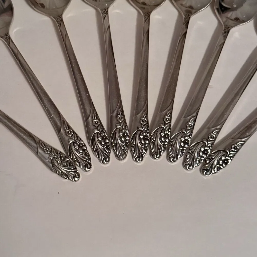 Community Stainless Set of 9 Spoons Small Style Classic